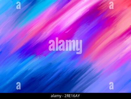 abstract hand painted brush strokes background Stock Vector