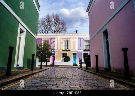 Leverton Street in Kentish Town, London Stock Photo