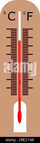 Room thermometer vector Stock Vector