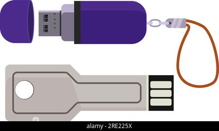 Memory cards illustration Stock Vector