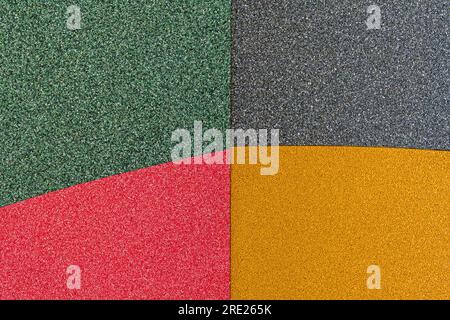 Decorative multicoloured stone grain texture pattern on a ground Stock Photo