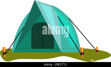 Camping tent. Dome, shelter Stock Vector