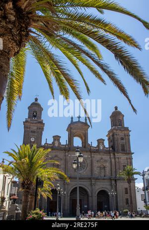 Cathedral of Santa Ana in the Vegueta district, Las Palmas de Gran Canaria, Spain Stock Photo