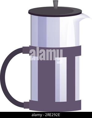 cooking, french press utensil kitchen, cartoon style vector illustration  Stock Vector Image & Art - Alamy