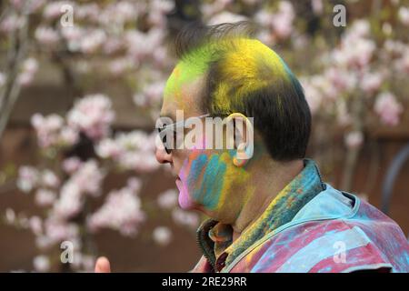 Holi - Festival of Colours Stock Photo