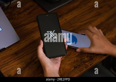 Using X. Twitter New Twitter X logo. Twitter changed the logo of the application with X ...