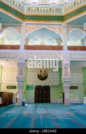 Kazakhstan, Almaty. Baiken Mosque Interior. Stock Photo