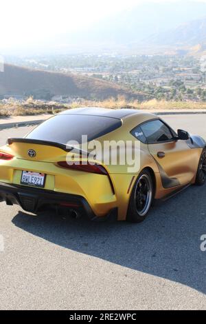 Toyota Supra MK5 wrapped Stock Photo - Alamy