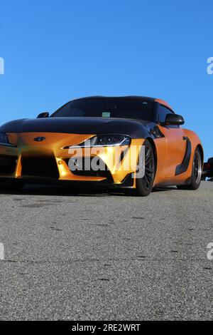 Toyota Supra MK5 wrapped Stock Photo - Alamy
