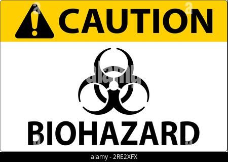 Biohazard Sign, Caution Biohazard Sign Stock Vector