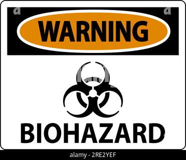 Biohazard Sign, Warning Biohazard Sign Stock Vector