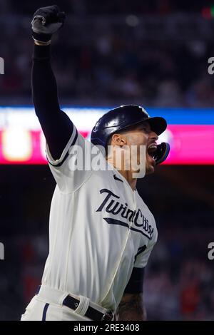 Carlos Correa: Game-Used Baseball - Walk-Off RBI Single - 7/24