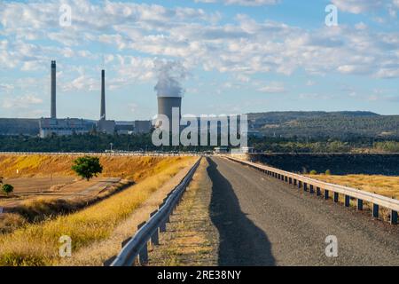 The Callide coal fired power station near Biloela in Queensland, australia Stock Photo