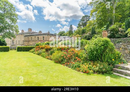 Plas Newydd Country House and Gardens Stock Photo