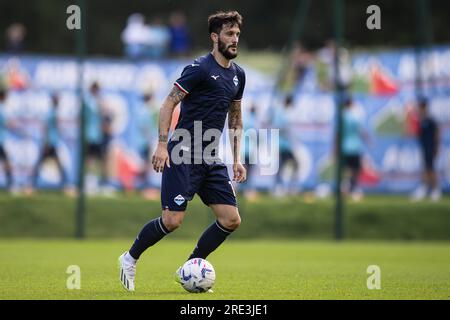 Luis Alberto of SS Lazio in action during the pre-season friendly football match between SS Lazio and US Triestina. Stock Photo