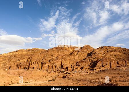 Petra, Jordan : The Nabateans rock city (one of the most famous archaeological sites in the world) Stock Photo