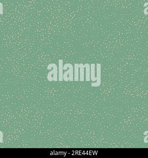 Seamless abstract polka dot pattern. Pink hand drawn drip points on mint background. Stone terrazzo texture, ink blots stain, grain, paint splash, spr Stock Vector
