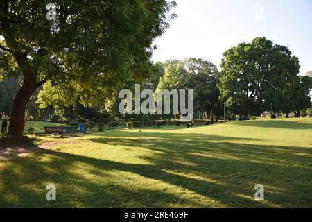 Chandrashekhar Azad Park (also known by its former name Alfred Park, and Company Bagh during the Company Raj). It is a public park in Prayagraj (forma Stock Photo