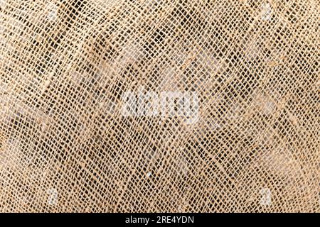 Sackcloth close up photo texture, background photo Stock Photo