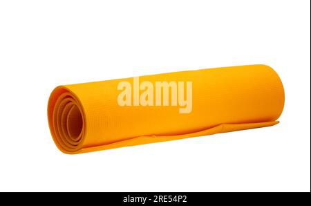 yoga mat isolated on white background Stock Photo