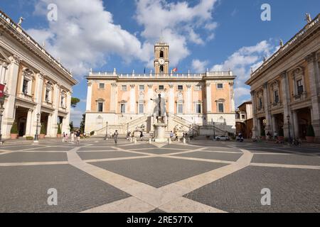 Piazza del Campidoglio, Rome, Italy Stock Photo