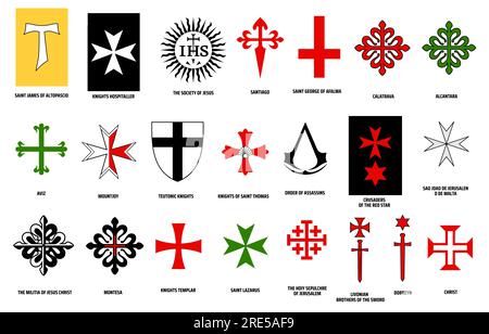 knights templar vector icon isolated on transparent background, knights ...