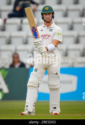 25 July 2023 - Trent Bridge Cricket Ground, Nottingham.  Event: LV Inter County Championship: Notts  CCC v Kent CCC  Caption:   Picture: Mark Dunn/Alamy Live News (Events) Stock Photo