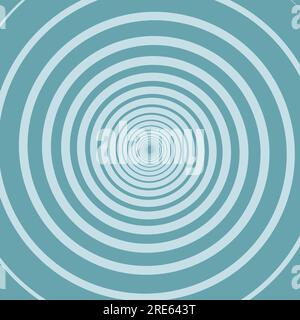 Psychedelic spiral with radial rays. Hypnotic spiral Stock Vector