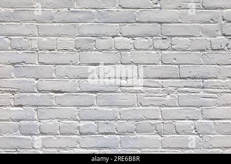 White brick wall. Stock Photo