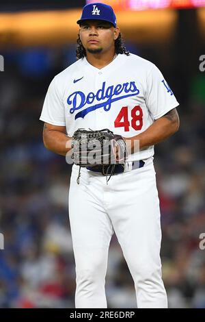 LOS ANGELES, CA - JULY 07: Los Angeles Dodgers pitcher