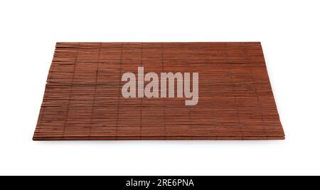 https://l450v.alamy.com/450v/2re6pna/sushi-mat-made-of-bamboo-on-white-background-2re6pna.jpg