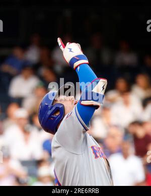 This is a 2023 photo of Brandon Nimmo of the New York Mets baseball team.  This image reflects the Mets active roster as of Thursday, Feb. 23, 2023,  when this image was