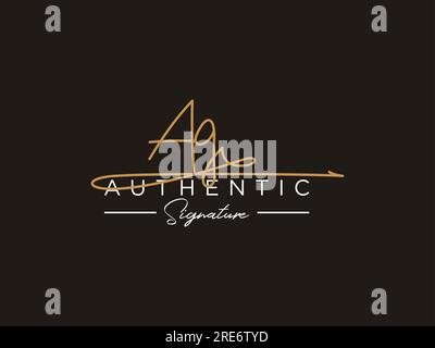 AG Signature Logo Template Vector. Stock Vector