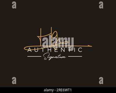 HG Signature Logo Template Vector. Stock Vector