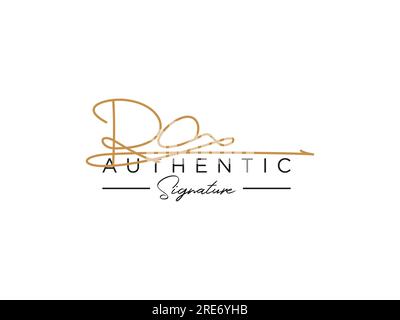 RO Signature Logo Template Vector. Stock Vector