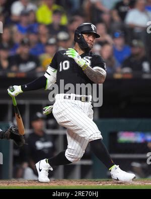 This is a 2023 photo of Yoan Moncada of the Chicago White Sox baseball  team. This image reflects the Chicago White Sox active roster as of  Wednesday, Feb. 23, 2023, when this