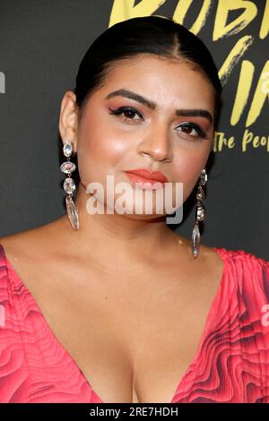 Los Angeles, United States. 25th July, 2023. Rini Jain, Los Angeles Premiere Of National Geographic Documentary Films' 'Bobi Wine: The People's President at Wallis Annenberg Center for the Performing Arts in Beverly Hills, CA, USA on July 25 2023. Photo by Fati S/ABACAPRESS.COM Credit: Abaca Press/Alamy Live News Stock Photo