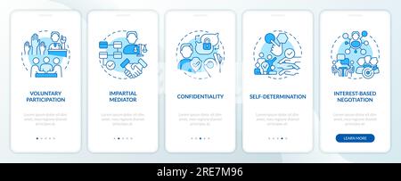 Lobbying government concept with thin line icons Stock Vector