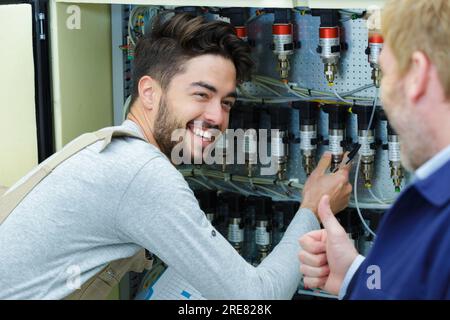3d printing in the laboratory Stock Photo