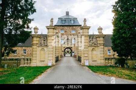 Medieval castle Lembeck, Nordrhein westfalen, Germany in summer day. Stock Photo