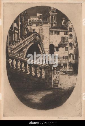 David Young Cameron. The Rialto. 1900. Scotland. Etching and drypoint ...