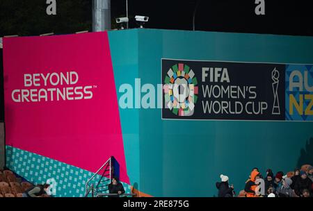 Hamilton, New Zealand. 25th July, 2023. Hamilton, New Zealand, July 25th 2023: The 2023 FIFA Womens World Cup football match between Switzerland and Norway at Waikato Stadium in Hamilton, New Zealand. (Ane Frosaker/SPP) Credit: SPP Sport Press Photo. /Alamy Live News Stock Photo