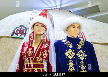 Kazakhs In Fancy Traditional Dress Wardrobe Clothes At The South kazakhs-in-fancy-traditional-dress-wardrobe-clothes-at-the-south