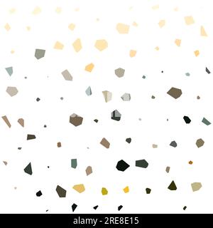 pattern tile coloured mosaic terrazzo delicate colours background vector illustration Stock Vector