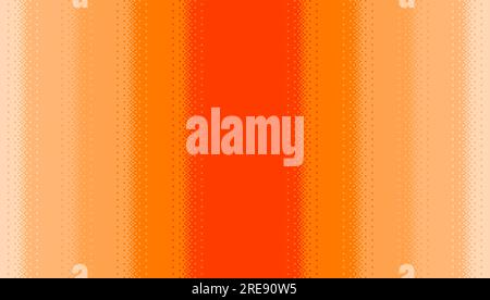 Orange seamless background in pixel art style. 8 bit dithering gradient backdrop. Vector illustration Stock Vector