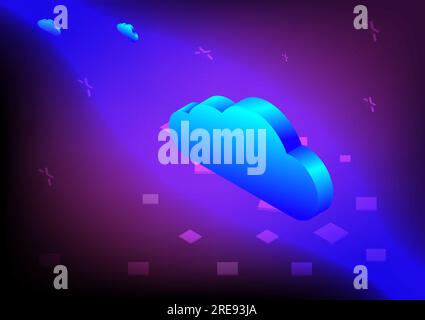 Abstract background graphic design digital technology networking internet online download file security concepts wallpaper vector illustration Stock Vector