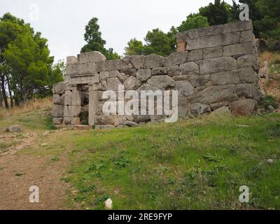 Temple of Diana, Cefalu, Sicily.  Exterior. Stock Photo