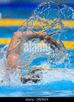 Daniel Wiffen, Of Ireland, Competes In The Men's 800-meter Freestyle ...