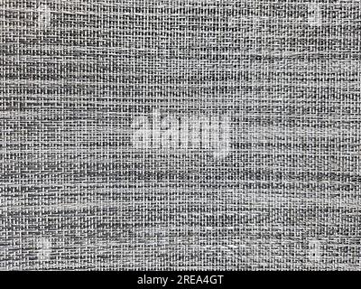 Close-up of black and silver fabric canvas background Stock Photo