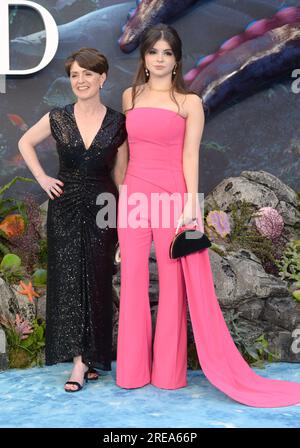 London, UK. Emily Coates at The Little Mermaid UK Premiere. Odeon Luxe ...